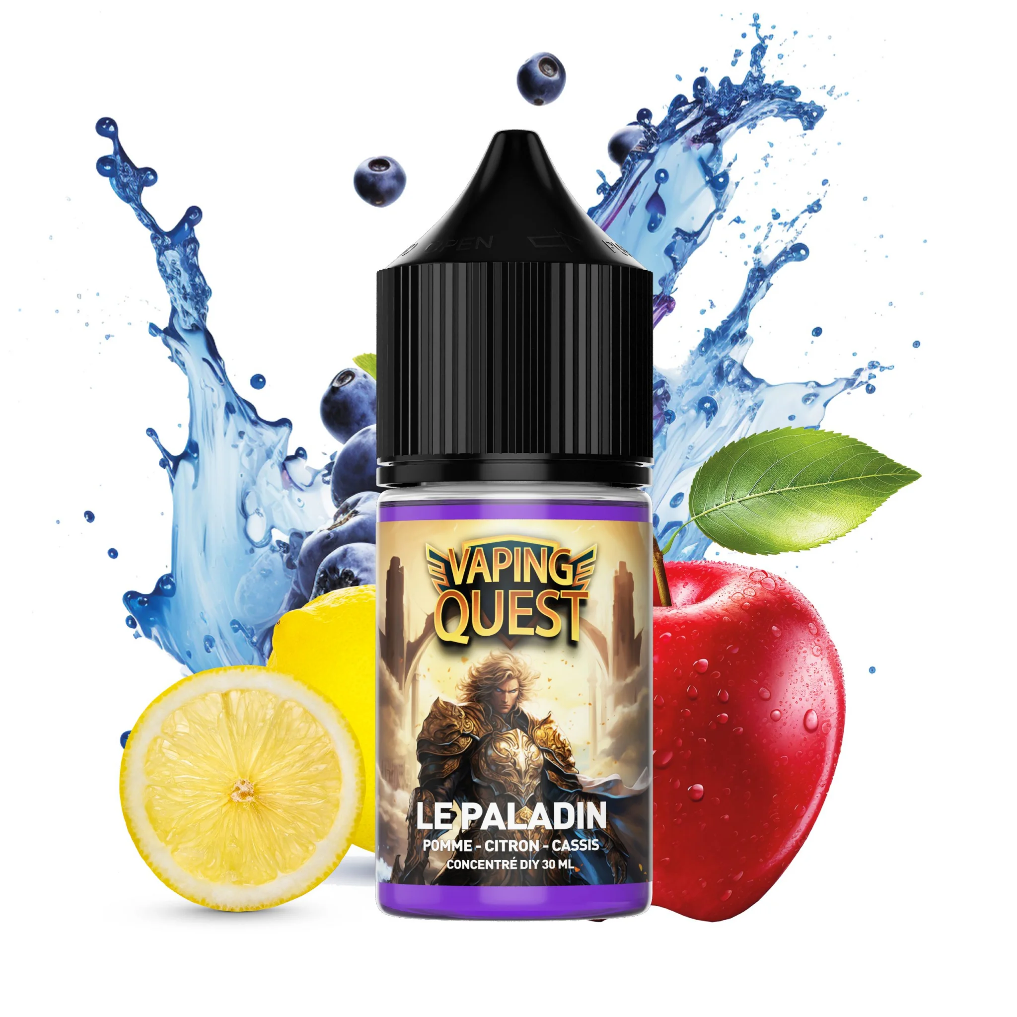 Concentré - Vaping Quest - Le Paladin 0mg 30 ml - Mixup Labs